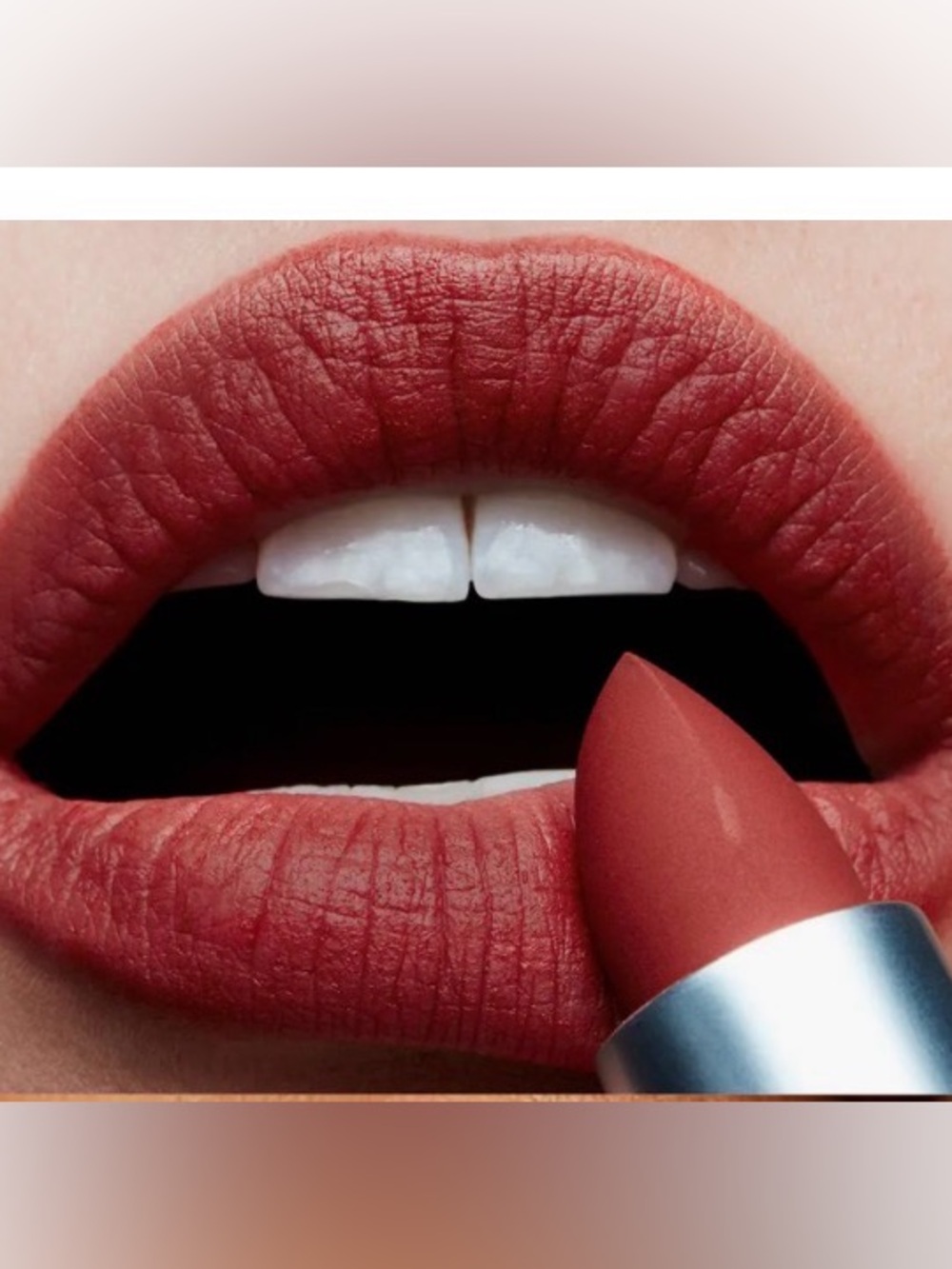 MAC DEVOTED TO CHILLI Matte Brick Red Lipstick - Women Makeup